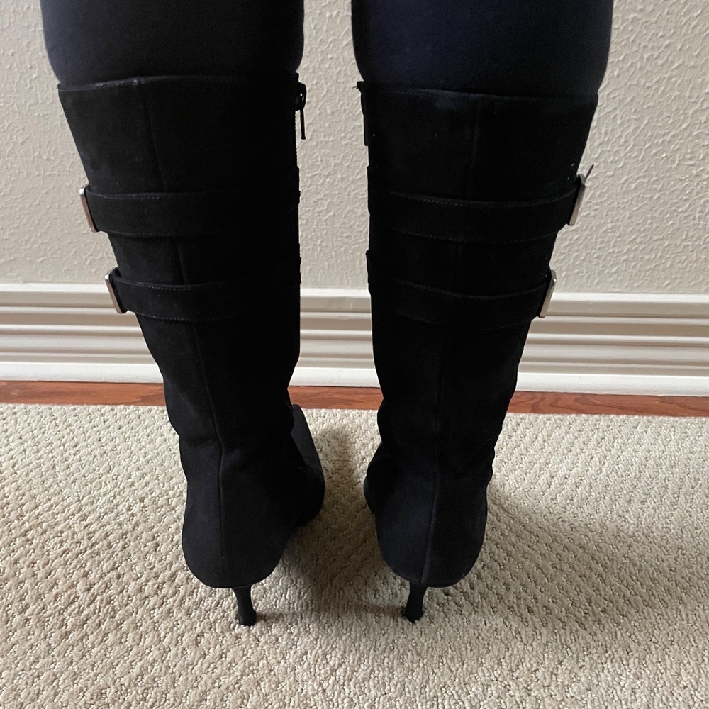 Via Spiga Black Suede Boots (8 US) - Picture 5 of 8